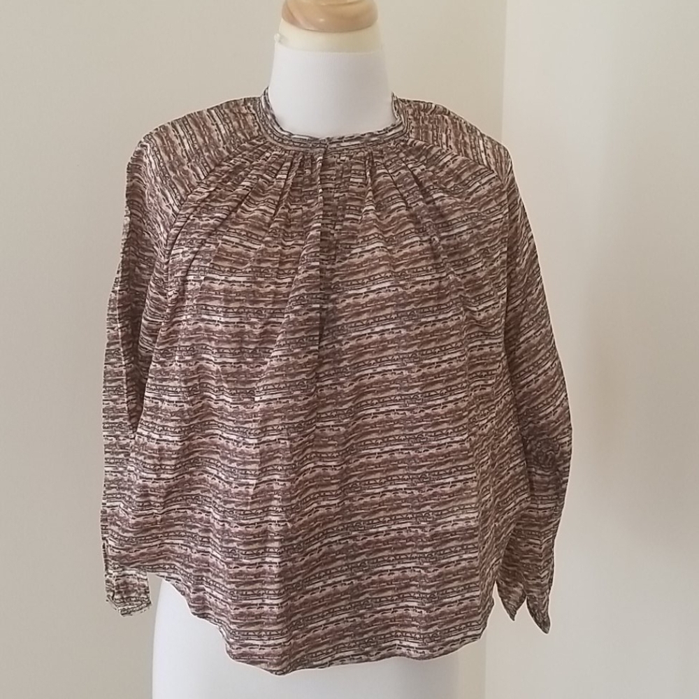 Isabel Marant born free M/8,bohemian pleated top.
